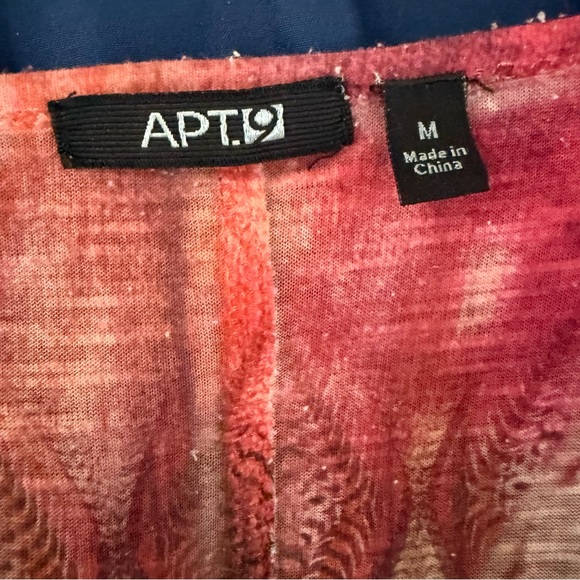 Apt. 9 Lime Green and Red Abstract Y2K Blouses Size L and Medium - Picture 6 of 10